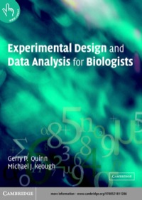 Experimental Design and Data Analysis for Biologists Ebook